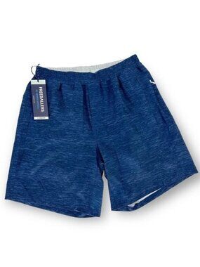 Freeballers NWT Size M 8” inseam Hybrid Lined Swim Trunks Navy Sports Shorts